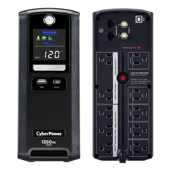 Ups Bateria Respaldo Cyber Power 1350va 810w Usb C Ethernet