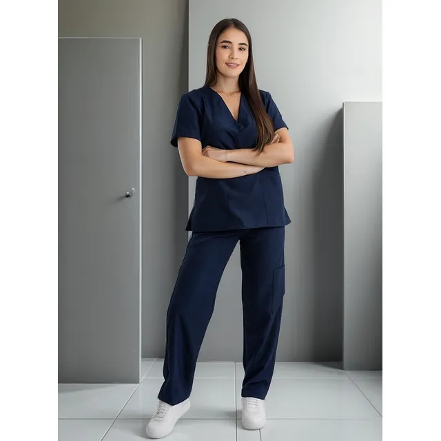 Uniforme Mujer Antifluido Scrub 