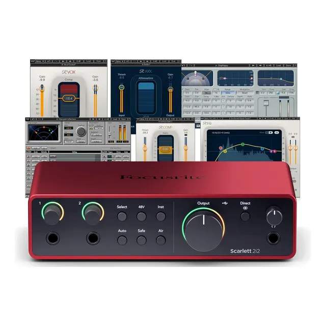 Audiodeluxe Focusrite Scarlett 2i2 (4th Gen) Usb Audio In...