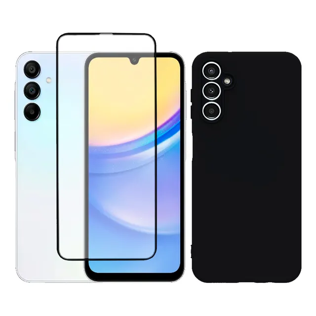 Capa Capinha Case Aveludada + Película Para Galaxy A15 4g/5g