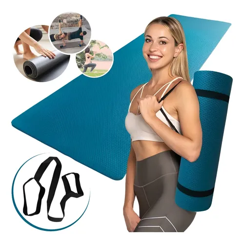Gaiam Yoga Mat - Folding Travel Fitness & Exercise Blue | MercadoLivre