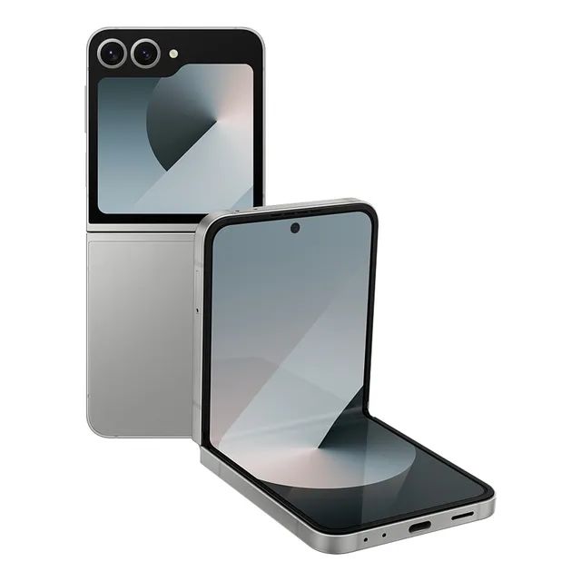 Teléfono celular Samsung Galaxy Z Flip6 5g, 512 GB, 12 GB de RAM, pantalla 6.7, cámara. Dual+ Selfie de 50 megapíxeles, Galaxy Ai, gris