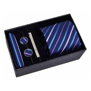 Classic Set Corbata Pañuelo Mancuernilla Hombre 5 Piezas Classic Set Corbata Pañuelo Mancuernilla Hombre 5 Piezas