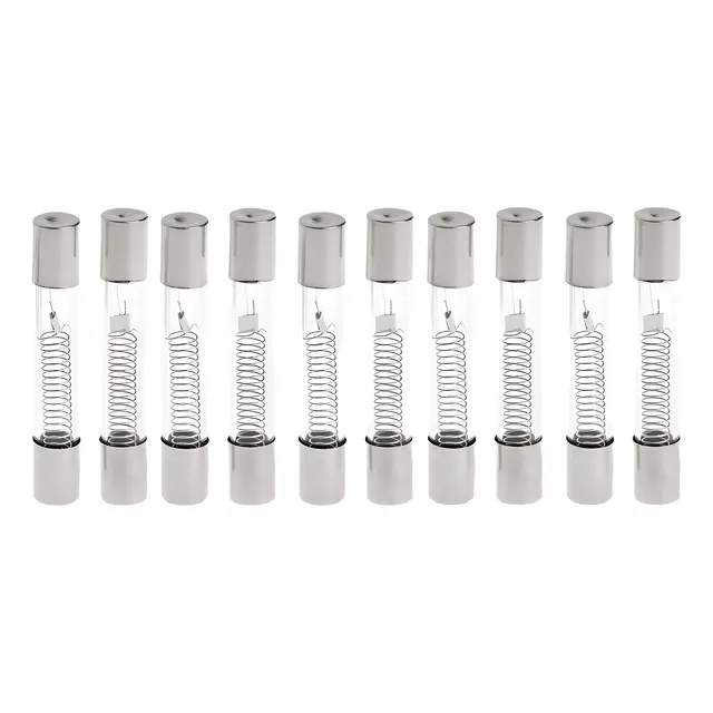 Fusível Alta Tensão Microondas 5kv 800ma Vidro 10 Peças C/nf