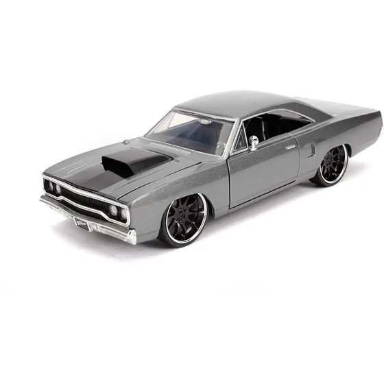 1/24 Jada Dom Plymouth Road Runner Gris Rapidos Y Furiosos
