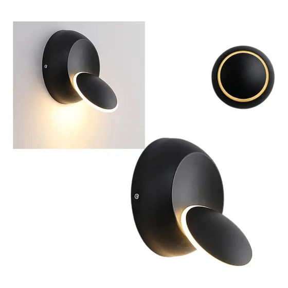 Lámpara Led De Pared Lua Indirect Yellow 5w [u]
