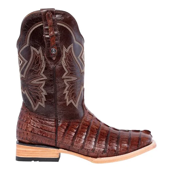 Botas Vaqueras Bulldog Horsag En Piel De Cocodrilo 100% Ori