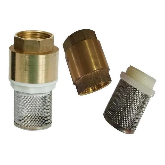 Válvula Retención De Fondo 1 Pulgada Bronce Código 2732