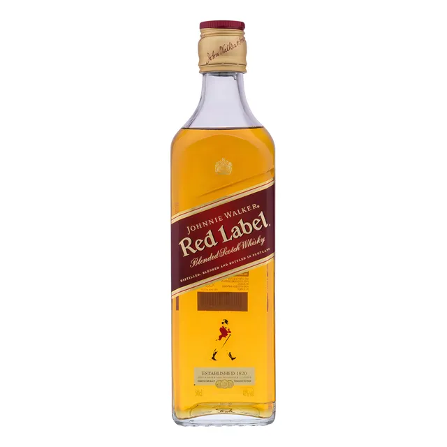 Whisky Escocés Blended Red Label Johnnie Walker Botella 500ml