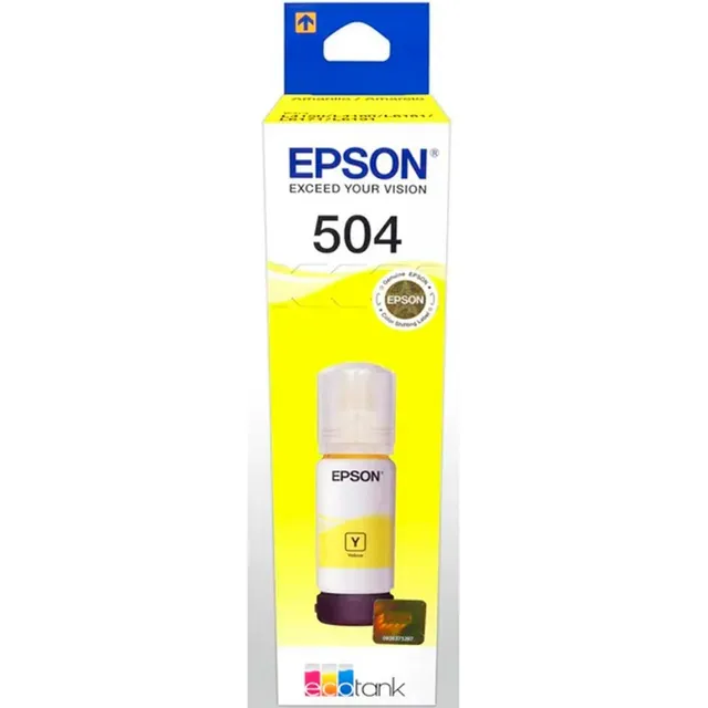Botella Tinta Epson T504 L4150 L4160 L6161 L6171 Amarillo