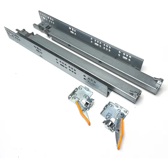 Corredera De Montaje Oculto Con Freno Y Push Open 55 Cm Bari