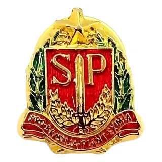 Pim BĂłtom Broche BrasĂŁo Estado De SĂŁo Paulo Folheado A Ouro Pim BĂłtom Broche BrasĂŁo Estado De SĂŁo Paulo Folheado A Ouro