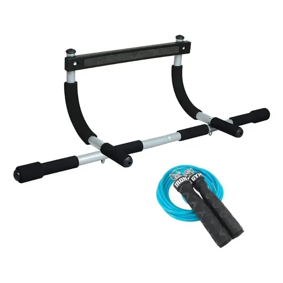 Barra De Pull-up Y Cuerda De Salto De Hierro Gimnasio: Barra