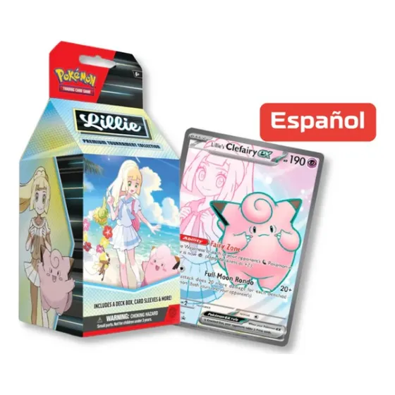 Pokemon Tcg Colección Torneo Premiun Lillie Español