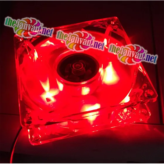 Ventilador Led In Color Rojo