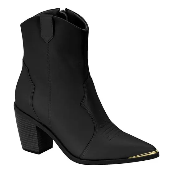 Bota Botineta Texana Vizzano Taco 8 Cm 3070 108 Natshoes