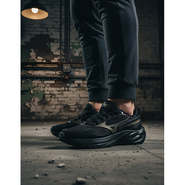 Tênis Mizuno Space 5 - Masculino - Preto-preto