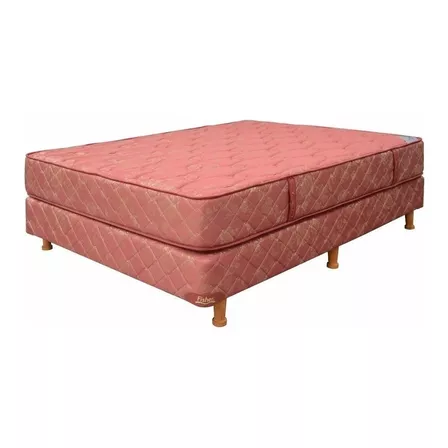 Sommier Europea Fisher Dorado Plus 1 plaza de 190cmx80cm  rosa