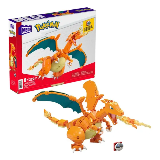 Figura De Construcción Mega Construx Pokémon Charizard