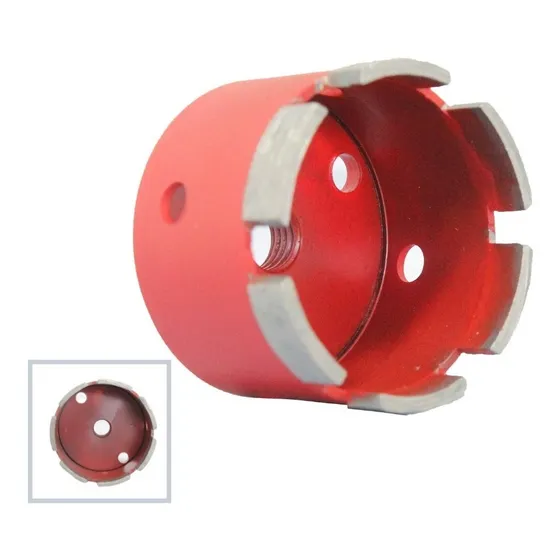 Serra Copo Diamantada 60mm Sem Haste Rosca M14 Hessen