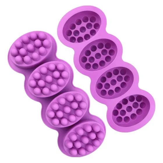 Molde De Silicona Para Jabon Spa Ovalado