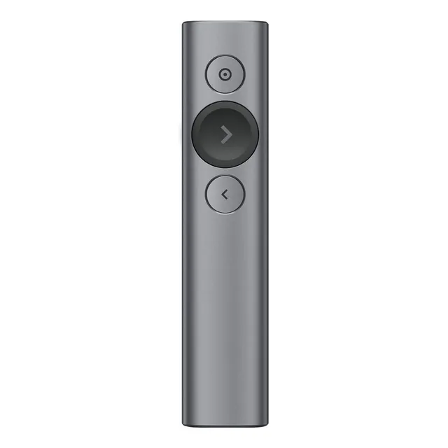 Presentador Logitech 910-005216 Spotlight recargable con bluetooth y Usb color gris