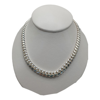 Cadena Barbada 1 Y 1 Plata 925 Redonda 55cm X 8mm Cadena Barbada 1 Y 1 Plata 925 Redonda 55cm X 8mm