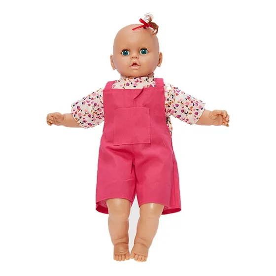 Bebote De Goma Y Tela Grande Con Vestido Turby Muñeca 57 Cm.