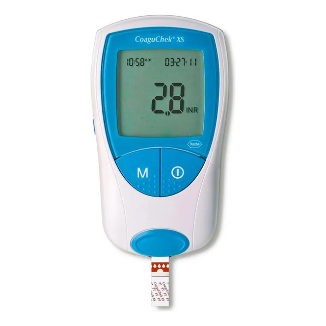 Aparelho Coaguchek P/ Teste De Coagulação Do Sangue - Roche Cor Azul-turquesa