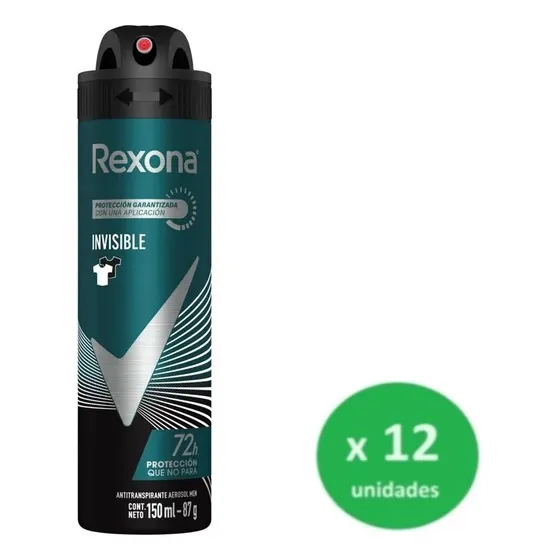 Pack Desodorante Rexona Men Ap 150ml X 12u Pack_ahorro