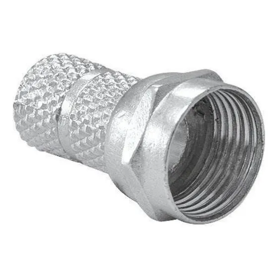 Kit 100 Conector F Rg-59 Rosca P/ Cabo Coaxial