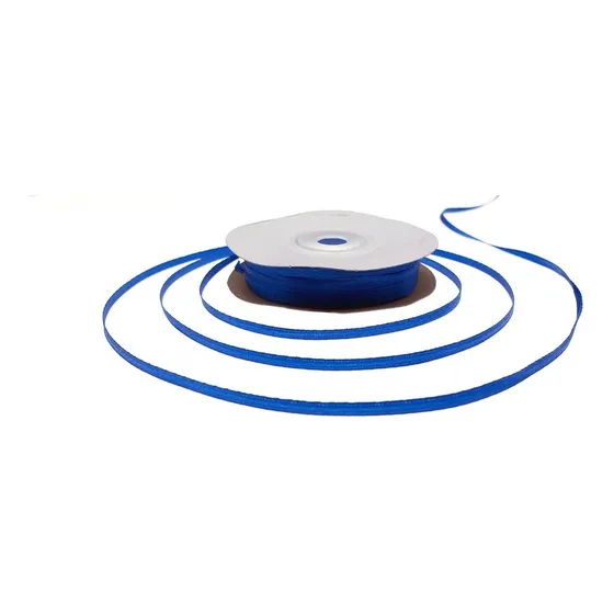 Cinta Satin Delgado 3mm Rollo 50m Varios Colores