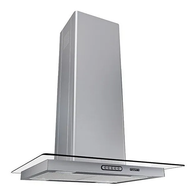 Coifa Ilha 60cm Vidro Inox Depurador/exaustor Fogatti 110v