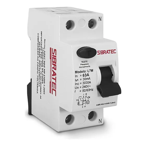 Idr Interruptor Diferencial Residual Bipolar 2p 63a 30ma
