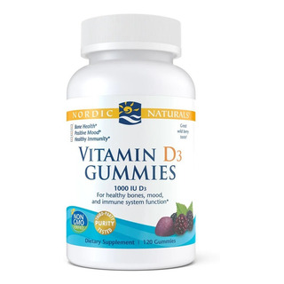 Nordic Naturals | Vitamin D3 | 1000u.i | 120 Gummies | Berry Nordic Naturals | Vitamin D3 | 1000u.i | 120 Gummies | Berry