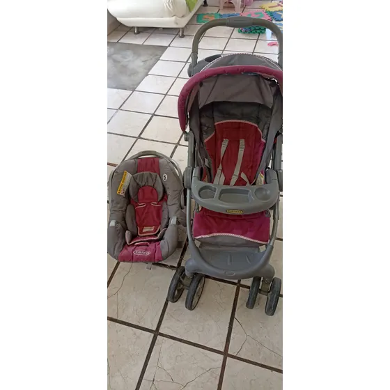 Coche Gracco Y Porta Bebe Para Niña
