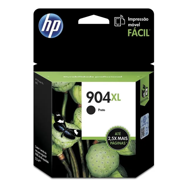 Cartucho De Tinta Hp 904xl Color Negro De 21.5 Ml