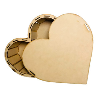 Caja Para Regalo En Forma De Corazon Mdf Caja Para Regalo En Forma De Corazon Mdf