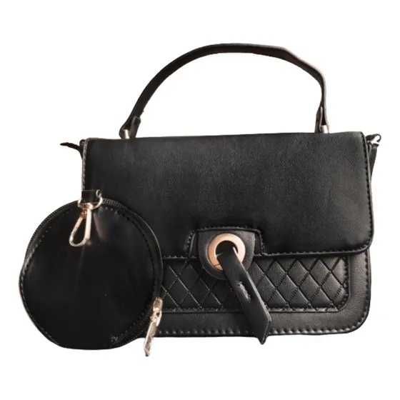 Cartera Bolso Con Monedero Cuero Pu Mujer