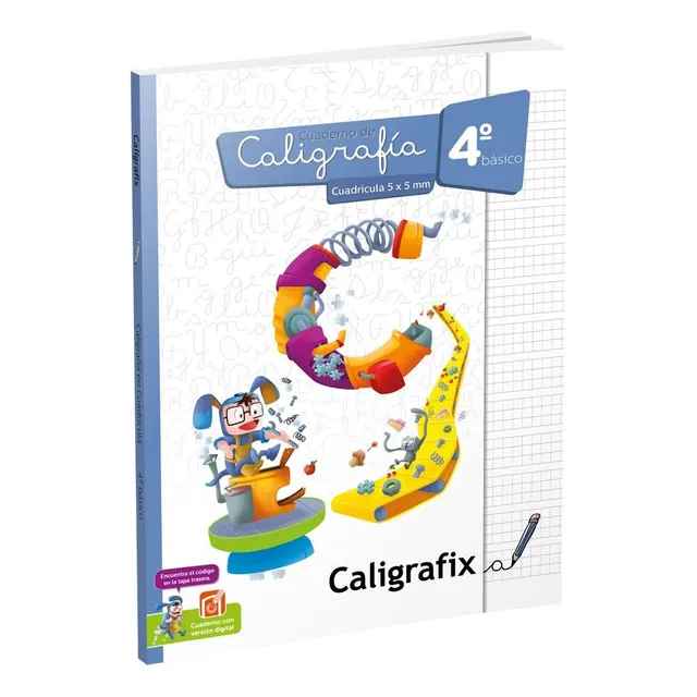Caligrafia Cuadricula 4 Básico Editorial Editorial Caligrafix, Tapa Blanda.