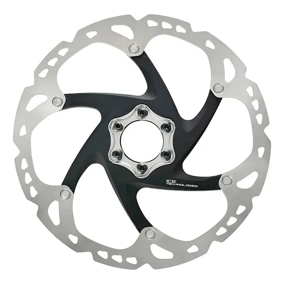 Disco de freno de bicicleta Shimano Deore Xt Sm Rt86 180 mm, plateado