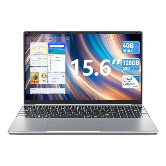 Laptop Sgin M15 15.6  Celeron 4gb 128gb Ssd Uhd 600 -gris
