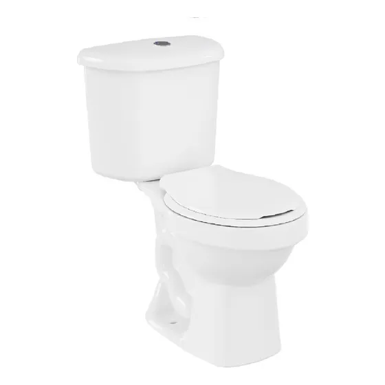 Sanitario Distincion Corona 2 Piezas Blanco, Push Button