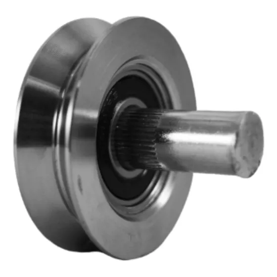2 Ruedas Para  Portón (ducasse) 50mm Al Piso Hasta 75kg 