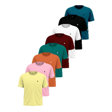 Kit 04 Camisas Pluz Size Masculina Camiseta Básica G1 Ao G4 Kit 04 Camisas Pluz Size Masculina Camiseta Básica G1 Ao G4