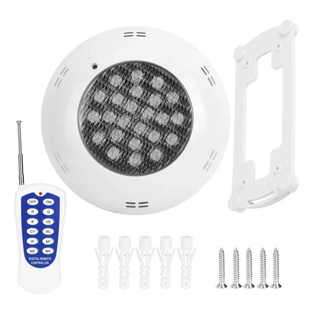 Bala De Piscina Lampara Sumergible 24w Rgb Multicolor