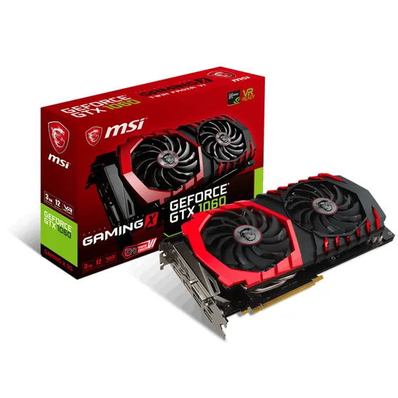 Placa De Vídeo Msi Nvidia Gtx 1060 Gaming X 3gb