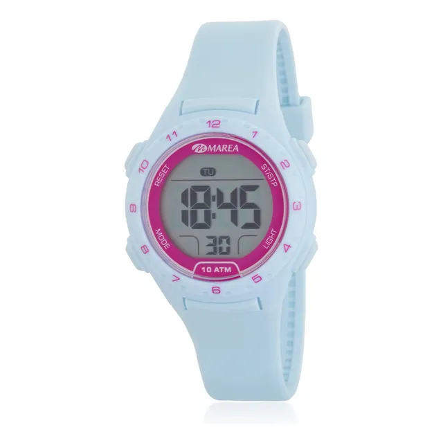 Marea Watch B4020204 Color de la correa Celeste Color del bisel Celeste