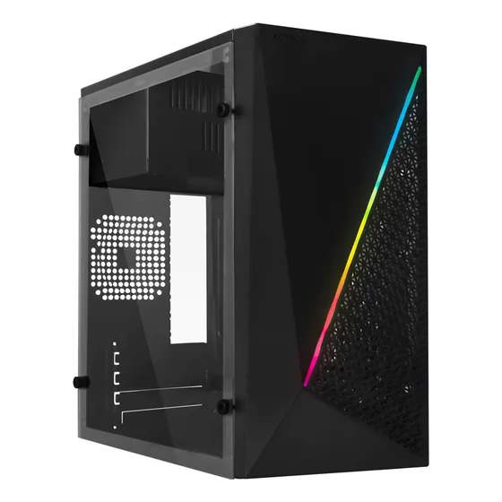 Gabinete Acteck Kioto Gc460 Micro Atx Mini Torre Fuente 500w