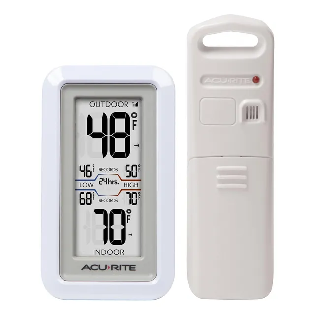 Termómetro Acurite Con Temperatura, Blanco